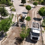 Yozgat'ta sıcak asfalt çalışmaları devam ediyor