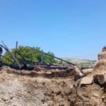 Yozgat Saraykent’te çıkan yangında ahır kullanılamaz halde hasar gördü