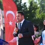 Kahramankazan'da Şahin Ortaokulu öğrencilerinden mezuniyet coşkusu