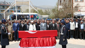 Şehit olan güvenlik korucusu Davut Şafak, Van'da toprağa verildi