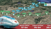 Kırıkkale-Samsun hattında inşaat başladı! Samsun-Ankara arası 2 saat 45 dakikaya düşecek