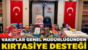 Vakıflar Genel Müdürlüğünden kırtasiye desteği! Ankara’da çocuklar sevindiriliyor!