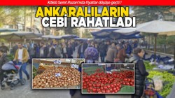 Ankara Köklü Semt Pazarı'nda fiyatlar düşüşe geçti! Zirai don fiyatları yükseltecek mi?