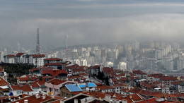 Ankara'da sis görsel şölen sundu