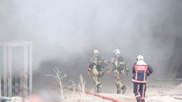 Ankara Çankaya'da İnşaat Halindeki Binada Çıkan Yangına Ekipler Müdahale Etti