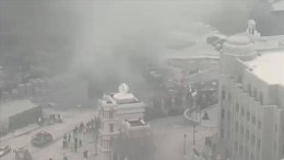 Çankaya'da inşaat alanında yangın çıktı! Ekipler müdahale ediyor!