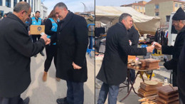 Çubuk Belediye Başkanı Baki Demirbaş, Çubukbazarı’nda esnaf ve vatandaşlarla buluştu