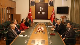 DEM Parti MHP ile Ankara'da görüştü