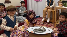 Sincanlı miniklerden Yaşlılara Saygı Haftası'na özel anlamlı etkinlik