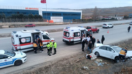 Ankara Elmadağ'da feci kaza: Aynı aileden 3 kişi yaralandı