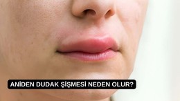 Aniden dudak şişmesi neden olur?