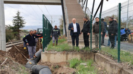 Kırıkkale Eski Rektörlük Kavşağı’nda altyapı çalışmaları başladı