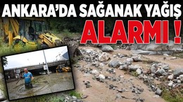 Ankara'da sağanak yağış alarmı! Kalecik’te sel tarım arazilerine zarar verdi