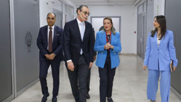 Kaymakam Gevrek ve Belediye Başkanı Beşikcioğlu, ETİMGEM kurs merkezi’ni ziyaret etti