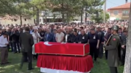 Kıbrıs Gazisi Hasan Hüseyin İncesu, askeri törenle sonsuzluğa uğurlandı