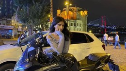 Motor tutkusu sonu oldu! Fenomen motorcu Saniye Yılmaz hayatını kaybetti