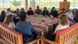 Ayça Çağlar Gölbaşı’nda kadınlarla buluştu: "Birlikte güçleneceğiz"