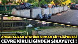 Ankaralılar Atatürk Orman Çiftliği'ndeki çevre kirliliğinden şikayetçi!