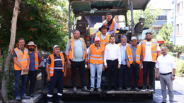 Çankaya’da asfalt seferberliği sürüyor: Hedef 100 bin ton