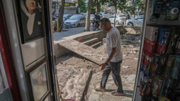 Keçiören'de su tahliyesi için çalışmalar devam ediyor