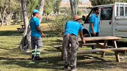 Çubuk’ta piknik alanları daha konforlu hale getiriliyor!