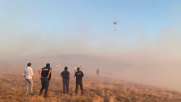 Kırşehir Kurancılı'da yangın alarmı! Ekipler seferber oldu