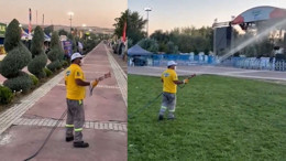 Çubuk Belediyesi festival öncesi son hazırlıklarını tamamladı