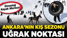 Ankara'nın kış sezonu uğrak noktası: "Elmadağ Kayak Merkezi"