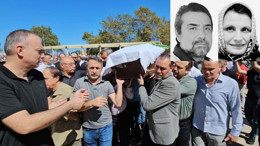 Trafik kazasında hayatını kaybeden Murat ve Havva Korkmaz çifti Ankara'da toprağa verildi