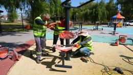 Gölbaşı’nda parklar, köşe bucak yenileniyor