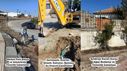 Haymana’da su, yol ve kamu binalarında bakım çalışmaları devam ediyor