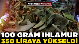 Kış gelmeden fiyatı uçtu! 100 gram ıhlamur 350 liraya yükseldi