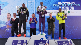 Kıtalararası maraton sona erdi! CHP lideri Özel ödülleri sahiplerine takdim etti