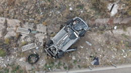 Kırıkkale’de feci kaza! Otomobil şarampole devrildi, 7 yaralı