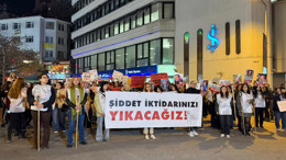 Ankara’da şiddete karşı omuz omuza dayanışma!