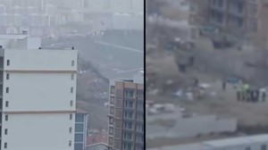 Ankara Mamak'ta bir kişi intihara teşebbüs etti: İnşaatın tepesine çıkan şahıs engellendi