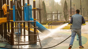 Keçiören'de kış bakım seferberliği: Parklar yenileniyor