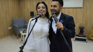 Nikahlarını Keçiören Belediye Başkanı kıydı, çiftler karaoke yaptı