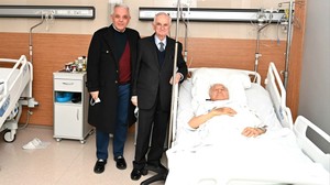 Veli Gündüz Şahin ve Önder Sav'dan Yekta Güngör Özden'e ziyaret