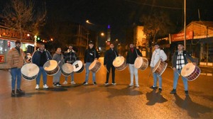 Yozgat'ta davulcular mesailerine başladı