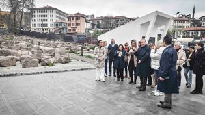 Ankara Büyükşehir Belediyesinden yabancı diplomatlara kültürel miras turu