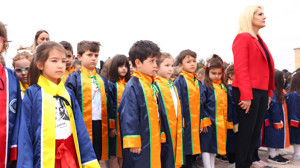 Çankayalı minikler mezuniyet öncesi Ata'nın huzurunda