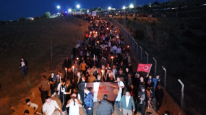 1744 rakımlı Dinek Dağı'nda 19 Mayıs coşkusu