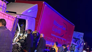 Kızılcahamam’da zincirleme TIR kazası: 2 yaralı