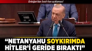 Erdoğan'dan İsrail-İran açıklaması! "Netanyahu, soykırımda Hitler’i geride bıraktı”