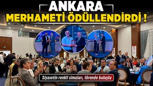 Ankara merhameti ödüllendirdi! Siyasetin renkli simaları, törende buluştu