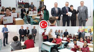 Yozgat’ta karne heyecanı: Vali Özkan öğrencilerle bir araya geldi