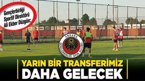 Gençlerbirliği Sportif Direktörü Ali Ekber Düzgün'den yeni transfer açıklaması! "Yarın bir transferimiz daha gelecek"