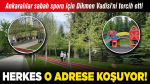 Herkes o adrese koşuyor! Ankaralılar sabah sporu için Dikmen Vadisi'ni tercih etti
