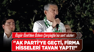 Özgür Özel'den Özlem Çerçioğlu’na sert sözler: "AK Parti’ye geçti, firma hisseleri tavan yaptı!"